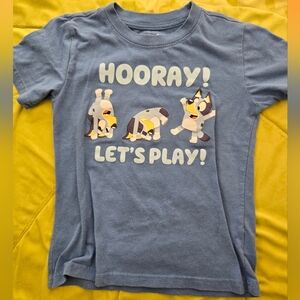 Bluey Graphic T-Shirt - Hooray Let's Play